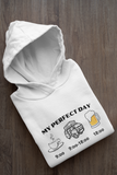 My perfect day camping Bier - Organic Hoodie